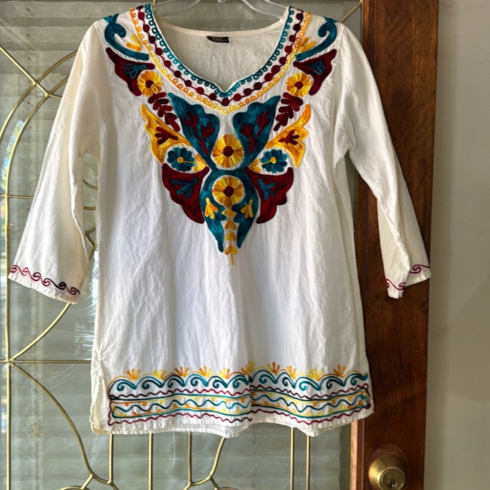 Embroidered tunic